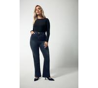 Yours Curve Dark Indigo Bootcut Stretch Isla Jeans - Women's - Plus Size Curve