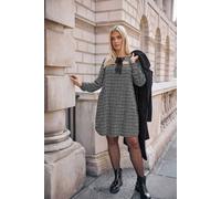 Yours Women's Boucle Cut Out Bow Mini Dress in Black | Size: 22-24 Yours Black 22-24