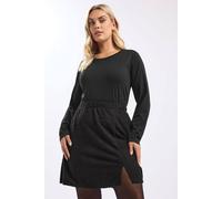 Yours Boucle Mini Skirt In Black Black 20