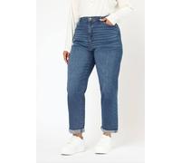 Yours Boyfriend Jeans In Blue Blue 34-36