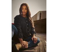 Yours Broderie Anglaise Blouse In Black Black 16