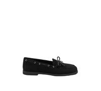 Yours - Brown Faux Suede Bow Boat Shoes in Wide E Fit & Extra Wide Eee Fit - Women's