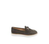 Yours - Brown Faux Suede Snaffle Loafer in Wide E Fit - Women's