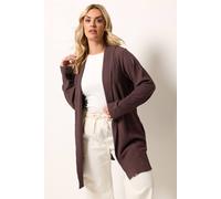 Yours Bubble Textured Blazer In Chocolate Chocolate 22