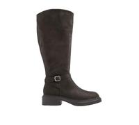 Yours Women's Detail Riding Boots In Wide E Fit in Brown | Size: 6E