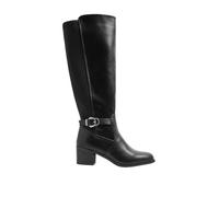 Yours - Buckle Detail Stretch Back Boots In Wide E & Extra Wide Eee Fit - Women's