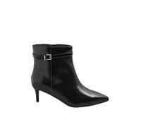 Yours - Buckle Pointed Toe Kitten Heel Boots In Extra Wide Eee Fit - Women's
