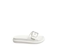 Yours - Buckle Strap Mule Sandals in Wide E Fit & Extra Wide Eee Fit (Remove Off Cs 15/07) - Women's White