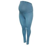 Yours Bump It Up Maternity Curve Acid Wash Leggings - Women's - Plus Size Curve Blue