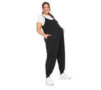 Yours Bump It Up Maternity Curve Oversized Jumpsuit - Women's - Plus Size Curve Black