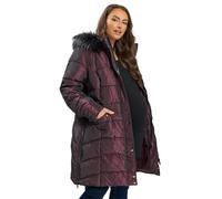 Yours Bump It Up Maternity Curve Panelled Puffer Midi Coat - Women's - Plus Size Curve