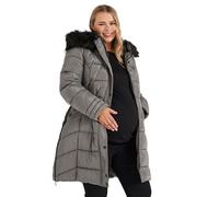 Yours Bump It Up Maternity Curve Zip Side Puffer Coat - Women's - Plus Size Curve
