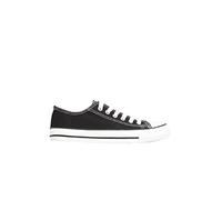 Yours - Canvas Low Trainers in Wide E Fit - Women's Black