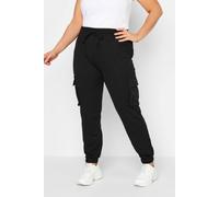 Yours Curve Cargo Joggers - Women's - Plus Size Curve Black