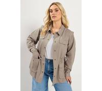 Yours Women's Carpenter Jacket in Medium Beige | Size: 30/32