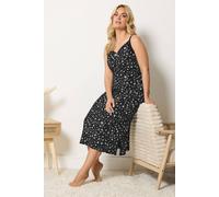Yours Curve Black Celestial Chemise Nightdress - Women's - Plus Size Curve