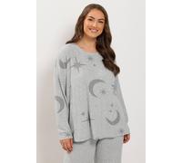 Yours Women's Celestial Jumper in Grey | Size: 10