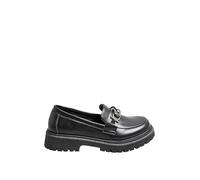 Yours - Chain Detail Chunky Loafers in Wide E Fit & Extra Wide Eee Fit - Women's Black