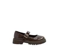 Yours - Chocolate Chunky Mary Janes In Wide E Fit & Extra Wide Eee Fit - Women's
