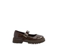 Yours - Chocolate Chunky Mary Janes in Wide E Fit - Women's