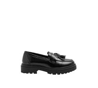 Yours - Chocolate Tassel Faux Leather Loafers in Wide E Fit - Women's