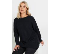 Yours Curve Essential Knitted Jumper - Women's - Plus Size Curve Black