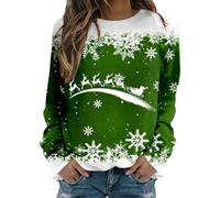 yours clothing plus size holiday essentials for family Christmas Jumpers for Women Fashion Wine Glasses Snowflake Print Long Sleeve Pullover Tops Casual Crewneck Xmas Sweatshirts
