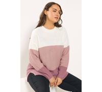 Yours Colourblock Knitted Jumper Multi 26-28