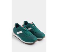 Yours - Green Colourblock Trainers in Extra Wide Eee Fit - Women's