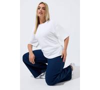 Yours Corset Seam T-Shirt In White White