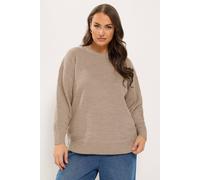 Yours Crew Neck Knitted Jumper In Natural Natural