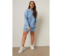 Yours Curve Sweatshirt Dress - Women's - Plus Size Curve Light Blue