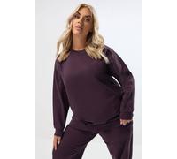 Yours Curve Sweatshirt - Women's - Plus Size Curve Purple