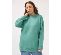 Yours Women's Crew Neck Sweatshirt in Teal | Size: 14 Yours Teal 14