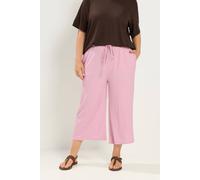 Yours Curve Crinkle Culottes - Women's - Plus Size Curve Pink