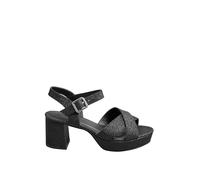 Yours - Cross Over Strap Glitter Heels In Wide E Fit & Extra Wide Eee Fit - Women's