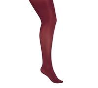 Yours Curve 2 Pack Burgundy & Black 100 Denier Tights - Women's