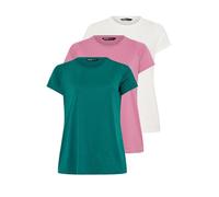 Yours Curve 3 Pack Pink & Core T-Shirts - Women's - Plus Size Curve
