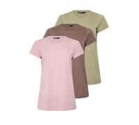 Yours Curve 3 Pack Red & Blue Core T-Shirts - Women's - Plus Size Curve