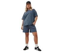 Yours Curve Acid Wash Oversized Sweat T-Shirt - Women's - Plus Size Curve