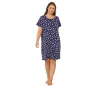 Yours Curve Animal Heart Soft Touch Placket Nightdress - Women's - Plus Size Curve