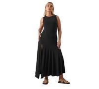 Yours Curve Asymmetric Maxi Dress - Women's - Plus Size Curve Black
