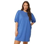 Yours Curve Balloon Sleeve Dress - Women's - Plus Size Curve Blue