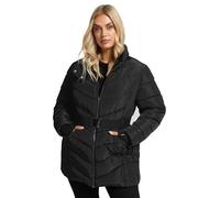 Belted Puffer Coat Yours Black 18