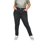 Yours Curve Black Elasticated Stretch Mom Jeans - Women's - Plus Size Curve