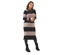 Yours Curve Black Rugby Collar Knitted Jumper Dress - Women's - Plus Size Curve