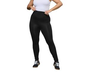 Yours Curve Black Soft Touch Stretch Leggings - Women's - Plus Size Curve