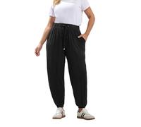 Yours Curve Blue Balloon Joggers - Women's - Plus Size Curve