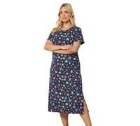 Yours Curve Blue Celestial Midaxi Nightdress - Women's - Plus Size Curve