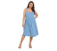 Yours Curve Blue Chambray Strappy Midi Sundress - Women's - Plus Size Curve